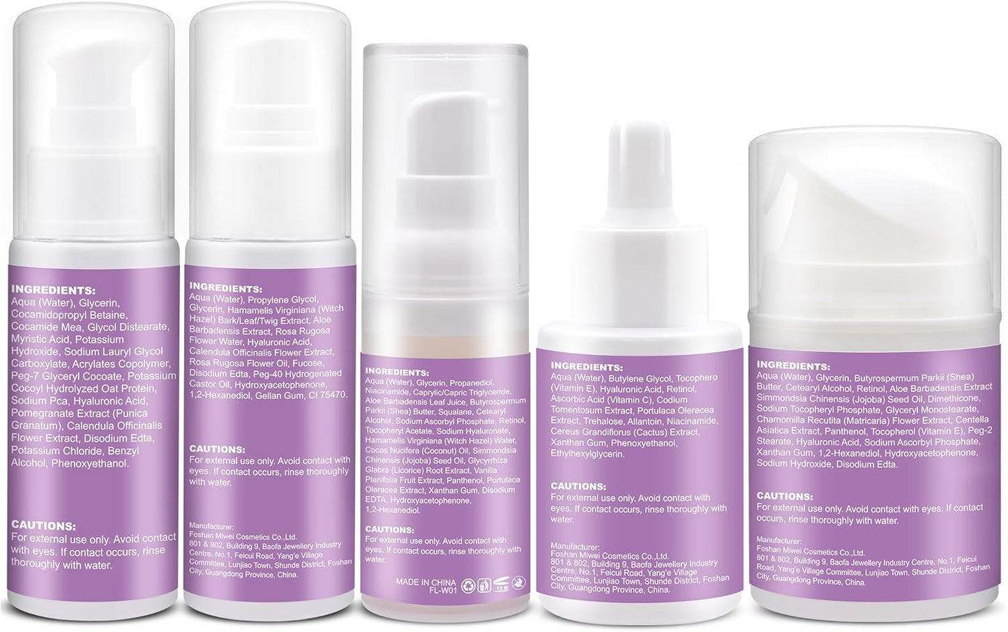 Anti-ageing and skincare set