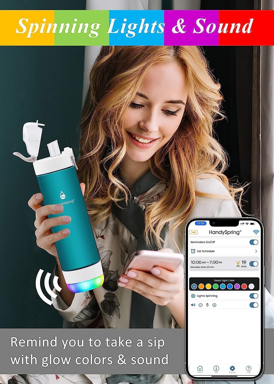 Smart hydration bottle