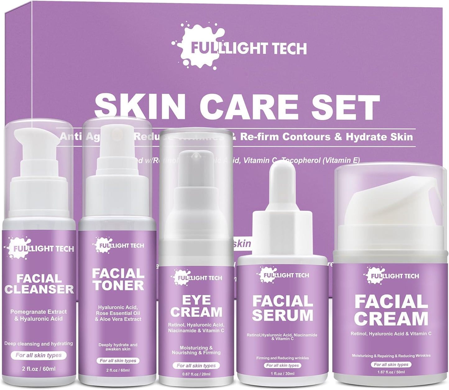 Anti-ageing and skincare set